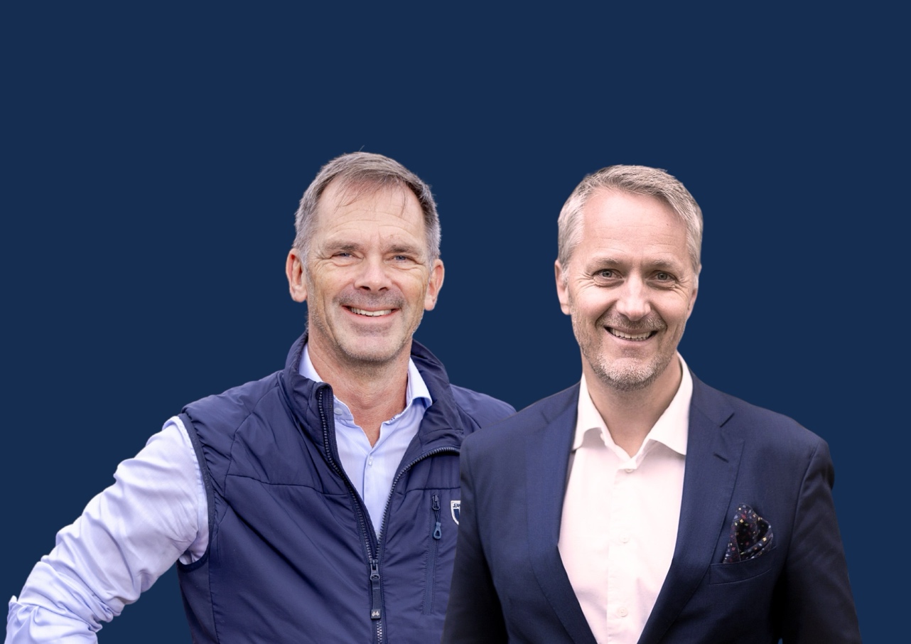 Energi.AI CEO Anders H. Lier and Necia CEO Tore Ausland partnering to automate industrial sustainability reporting.